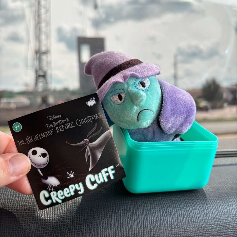 Disney Teal and Purple Creepy Cuff Plush